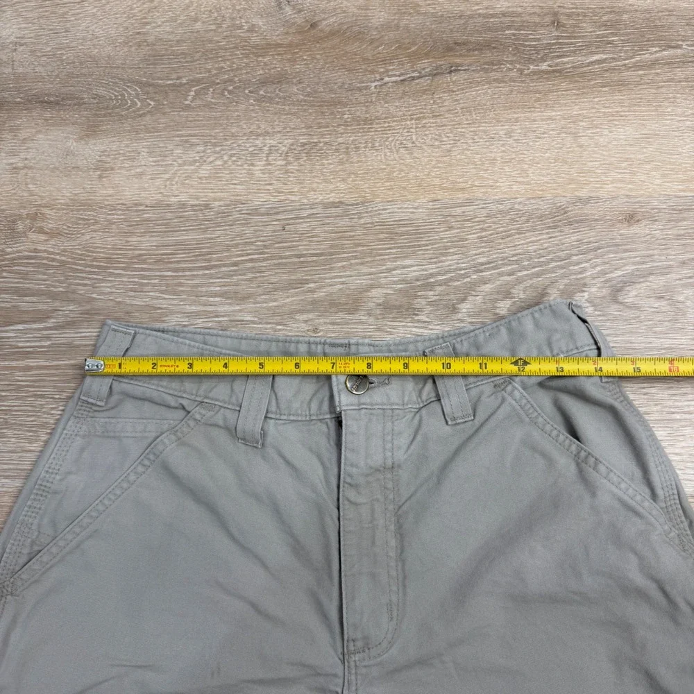 Carhartt B144 TAN Canvas Work Shorts Mens 30 Original Fit Carpenter Khaki